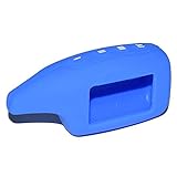 Autoschlüsselabdeckung Silikon Key Case für Scher Khan Magicar 5 Magicar 6 Zwei Way Car Alarm M5 M6 Fernbedienung Abdeckung Keychain Protector Skin (Color Name : Blue)