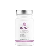 DrSlym NIGHT BURNER - mit Extrakten aus Melisse und Garcinia, Vitamin C und Chrom - verlängert den Fettstoffwechsel - 60 Kapseln Kombivitaminpräparat