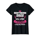 Damen Rentnerin 2022 eine echte Legende verlässt das Gelände Rente T-Shirt