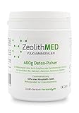 Zeolith MED Detox-Pulver 400g, von Ärzten empfohlen, Apothekenqualität, laboranalysiert, zur Entgiftung und Entschlackung