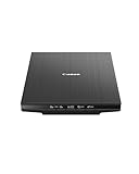 Canon Lide 400 Scanner (A4-Flachbett, CIS Sensor, 4,800 x 4,800 DPI, USB-Stromversorgung, 5 Scan-Buttons, Halter für senkrechte Aufstellung) schw