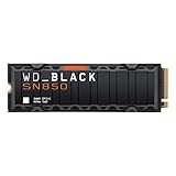 WD_BLACK SN850 mit Heatsink 2TB NVMe interne Gaming SSD; PCIe Gen4 Technologie, bis zu 7000 MB/s Lesen, M.2 2280, Works with PlayStation 5 (ab Softwareversion 21.02-04.00.00)
