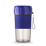 Portable Blender Personal Size Blender for Juice Shakes and Smoothies Food Grade Juicer Travel Blender Cup 80W with USB Rechargeable for Home Sport Office Outdoors (Color : A)