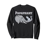 Papahant Papa Vatertag Lustig Elefant Elefanten Herrentag Sweatshirt