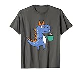 Tea Rex Lustiger Witz Dinosaurier Dinosaurier Dinosaurier Cartoon Liebhaber T-Shirt