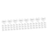 STOBOK 60 Stück Ordner „Dekorieren Bauchmuskeln Liebe“ Transparent