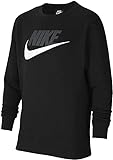 Nike Jungen Sportswear Club Fleece Sweatshirt, Carbon Heather, 11 Jahre EU