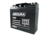 SECURA Gel Batterie 12Volt 20AH verstärkt Rasentraktor kompatibel mit Castelg
