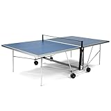 Tectonic - Outdoor Tischtennisplatte - Wetterfest - Klappbar - 4mm Melaminharzplatte - Einzeltraining - Großen Doppelräder - B