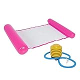 SunXTMY Pool -Werkzeugzubehör Schwimmdock Mat aufblasbare Matratze for Schwimmen Luftmatratze Pool Mat Sommer Aufblasbares Schwimm Reihe Pool Luftmatratzen Wassersport (Color : Pink)