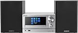 KENWOOD M-7000S-S - Smart Micro Hi-Fi System mit Internetradio, DAB+, CD/USB und Audiostreaming, Farbe Silber