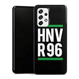 DeinDesign Silikon Hülle kompatibel mit Samsung Galaxy A53 5G Case schwarz Handyhülle H96 transparent Hannover 96