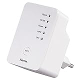 Hama N300 WLAN-Repeater (2,4 GHz, 300 Mbit/s, WPS)