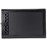 Annadue G10 Graphics Drawing Tablet, 10 X 6 Zoll Grafik Tablet mit 8192 Levels Batteriefreier Stift, 12 Heißtasten, Kompatibel mit Mac/PC/Android für das Malerei, Desig