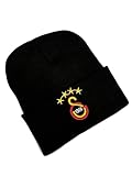 Gök-Türk Beanie Mütze mit Logo Galatasaray GS - schw