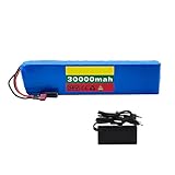 WYYZSS 36 V 30000 mAh Battery for Electric Bicycles, Adjustable Lithium-ion Battery with high Capacity for Motors Within 750 W for Power Tools, Scooters, e-Bikes