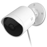 YI Überwachungskamera Aussen 1080P Wifi,IP65 Wetterresistent WLAN IP Kamera Outdoor,Infrarot Nachtsicht,Menschen und Geräuscherkennung,Unterstützung für Cloud/MicroSD Karte, Kompatibel mit Alexa