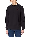 Levi's Herren Crew Sweatshirt, Mineral Black, XXL