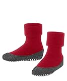 FALKE Unisex Kinder Hausschuh-Socken Cosyshoe Minis K HP weich atmungsaktiv schnelltrocknend rutschhemmende Noppen 1 Paar, Rosa (Red Pepper 8074), 21-22