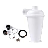 SUPENG Kompatibel mit Zyklon-Staubsammler, Staubsauger, kompatibel mit Haushalt und BAU (Industrie), Pulverfilter, kompatibel mit Staubsaugern, Zyklonabscheider, kompatibel mit Shop (Color : Bianco)