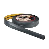 ProfiPVC Weichsockelleiste 18x18mm 5 Meter für Küche und Badezimmer, selbstklebende Abschlussleiste aus PVC, flexible Knickleiste - Fugendichtungsband,