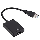 BODYA USB 3.0 2.0 auf HDMI Audio Video Adapter Konverterkabel für PC Laptop HDTV 1080
