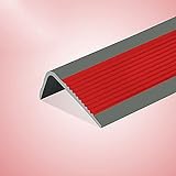 XUXUBAOBAO Treppenkantenprofil Winkelleiste PVC Winkelprofil einfache Montage Treppenkantenprofil selbstklebend, Eine Vielzahl von Größen und Farben, geeignet für alle Arten von Treppen, Stufen