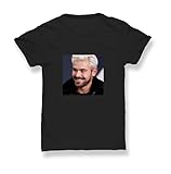 Zac Efron Sexy Blonde Actor Black Shirt T-Shirt Top 100% Cotton for Men, Tee for Summer, Gift, Man, Casual Shirt, L, Black