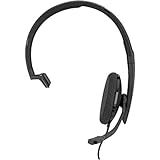 Sennheiser SC 130 USB-C (508353) – einseitiges (monaural) Headset für Geschäftsleute | mit HD-Stereo-Sound, Mikrofon mit Geräuschunterdrückung und USB-C-Anschluss (schwarz) (Generalüberholt)