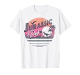 Jurassic Park klassisches Sunset Fade-Logo T-S