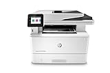 HP LaserJet Pro M428fdw, Monochrom , Multifunktions-Laserdrucker (512 MB, Drucker, Scanner, Kopierer, Fax, WLAN, LAN, Duplex, Airprint) weiß, 4-in-1
