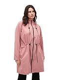 Zizzi Damen große Größen Parka Wasserabweisende Kapuze Größe Gr L (50/52) Ash R