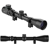 XMTECH Zielfernrohr 3-9x40EG Luftgewehr Rifle Scope mit 11mm Montagen Gewehrzielfernrohre Rot & Grün für Jagd und Sp