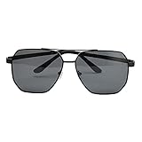 01 02 015 Polarisierte Sonnenbrille, High Definition Len Tragbare modische Sonnenbrille Ergonomisch für Strandpartys für ältere Menschen zum Dating-Treffen für Männer und Frauen