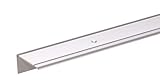 GAH-Alberts 490447 Treppenkanten-Schutzprofil | gebohrt | Aluminium, silberfarbig eloxiert | 1000 x 43 x 23 mm