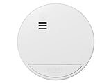 ABUS Rauchmelder RWM150 - langlebige 10-Jahres-Batterie - für Wohnräume und VdS geprüft nach DIN EN 14604 - 85 dB lauter Alarm - Weiß