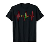 Aktieninvestor Heartbeat Forex-Handel Lustige Krypto-Bitcoin T-Shirt