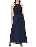 Vila Damen Vimilina Halterneck Maxi Dress - Noos Kleid, Total Eclipse, 38 EU