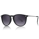 CARFIA Vintage CE Polarisierte Sonnenbrille/Blaulichtfilter Brille für Damen Herren UV400 Schutz Ultraleicht Rahmen