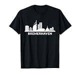 Die Skyline City von der Stadt Bremerhaven T-Shirt