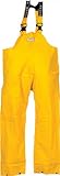 Ocean Rainwear Damen Herren Regenhose Latzhose Modell Budget , Farbe:gelb, Größe:M