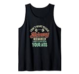 I Don't Want To Look Skinny | Lustiges Gym Muscle Workout Zitat Tank Top