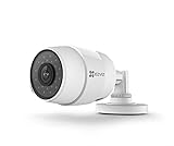 EZVIZ C3C IP Kamera Kompatibel mit Amazon Alexa, 720P HD, Brennweite 2.8mm, WLAN 2.4GHz Outdoor Wetterfest Überwachungskameras Bullet-Kamera mit SD-Karten Steckplatz