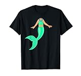Meerjungfrau Outfit Wasser Party Atlantis Kostüm T-shirt