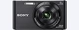 Sony DSC-W830 Digitalkamera (20,1 Megapixel, 8x optischer Zoom, 6,8 cm (2,7 Zoll) LC-Display, 25mm Carl Zeiss Vario Tessar Weitwinkelobjektiv, SteadyShot) schwarz