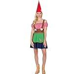 Rubie's 13460-40 Damen Kostüm Zwerg Wichtel Trunni Kleid Mütze Fasching Karneval (40), Multi-Colored