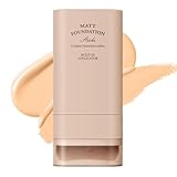 Make-up-Grundierungsstift - Mehrzweck-Grundierungsstift Mit Voller Deckkraft Und Abdeckstift, Eraser-Grundierungsstift Creme-Grundierung Mit Integriertem Grundierungspinsel,matte Gesichtsgrundierung