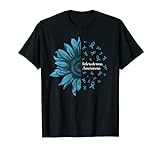 Scleroderma Bewusstseinsband, Blaugrün, June systemische Skleroosis T-Shirt