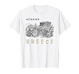 Athen Griechenland Griechische Sprachbegeisterte Urlaub in Griechenland T-Shirt