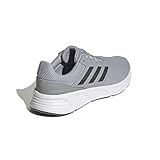 Adidas Herren Galaxy 6 Sneaker, Halo Silver/Carbon/FTWR White, 44 2/3 EU